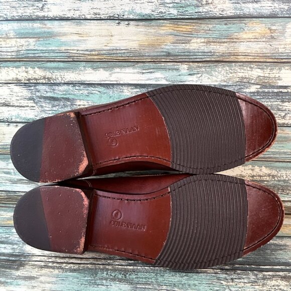 Cole Haan Kiltie Loafers Mens Size 11M Brown Leather Dress Work Formal Tassel - Picture 6 of 11